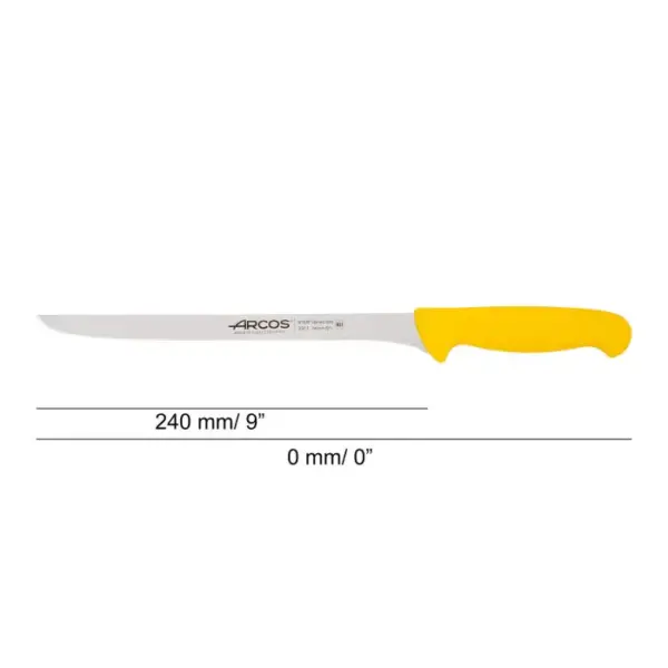 Cuchillo Jamonero Color Amarillo Serie 2900 240 mm - Imagen 3