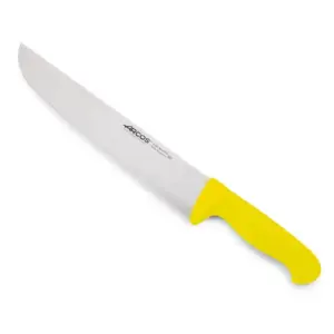 Cuchillo Carnicero color amarillo Serie 2900 300 mm