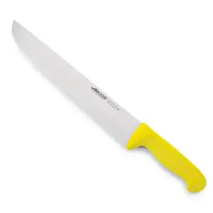 Cuchillo Carnicero color amarillo Serie 2900 350 mm