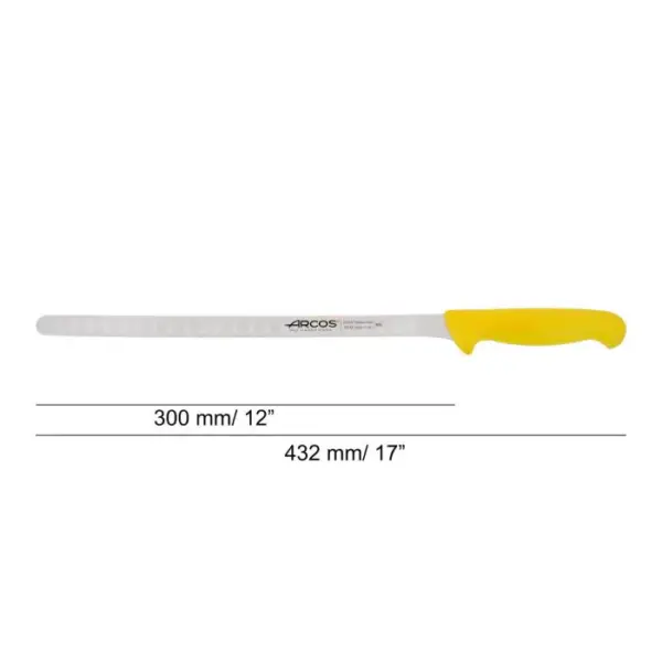 Cuchillo Salmón color amarillo Serie 2900 300 mm - Imagen 2