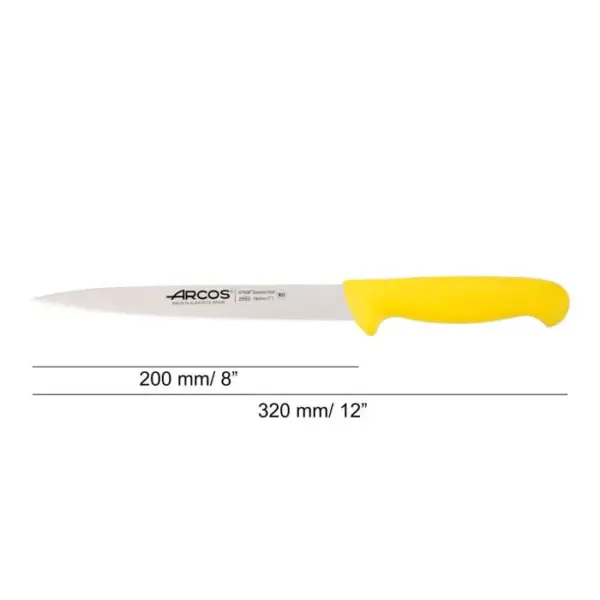 Cuchillo Fileteador color amarillo Serie 2900 190 mm - Imagen 2