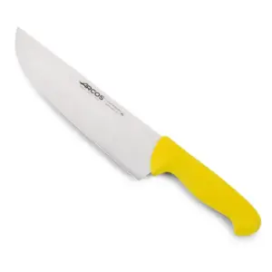 Cuchillo Carnicero para Carne color amarillo Serie 2900 250 mm