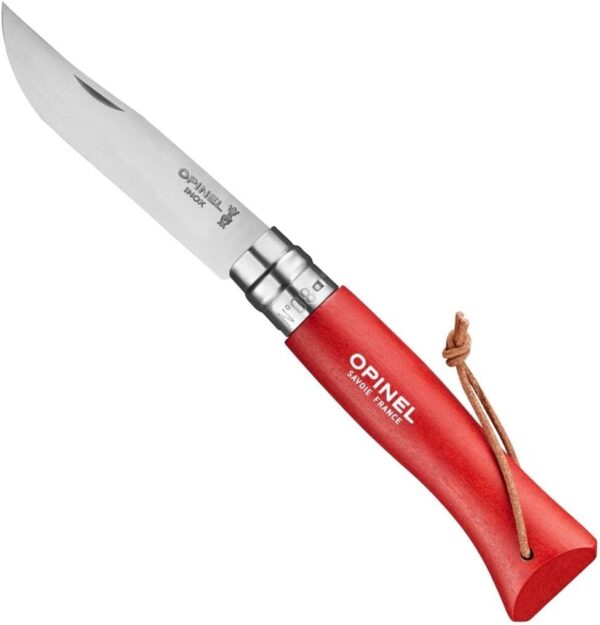 Opinel Nº 8 Inox Tradición Colorama Roja