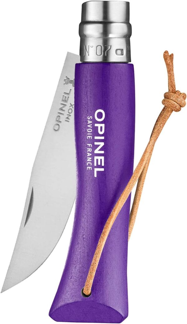Opinel Nº 7 Inox Tradición Colorama Purpura - Imagen 5