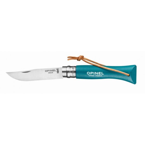 Opinel Nº 6 Inox Tradición Colorama Turquesa