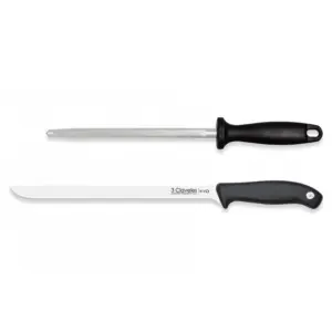 Set Cuchillo Jamonero Evo y Chaira