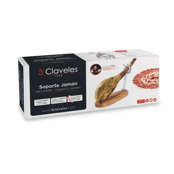 Soporte Jamonero Giratorio Plegable - Imagen 6