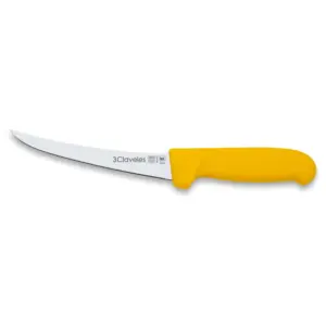 Cuchillo Deshuesar Curvo Proflex amarillo 15cm