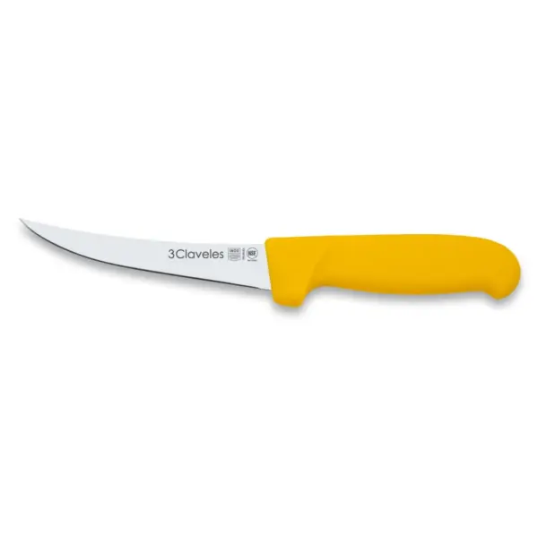 Cuchillo Deshuesar Curvo Semi-Flexible Proflex amarillo 13cm