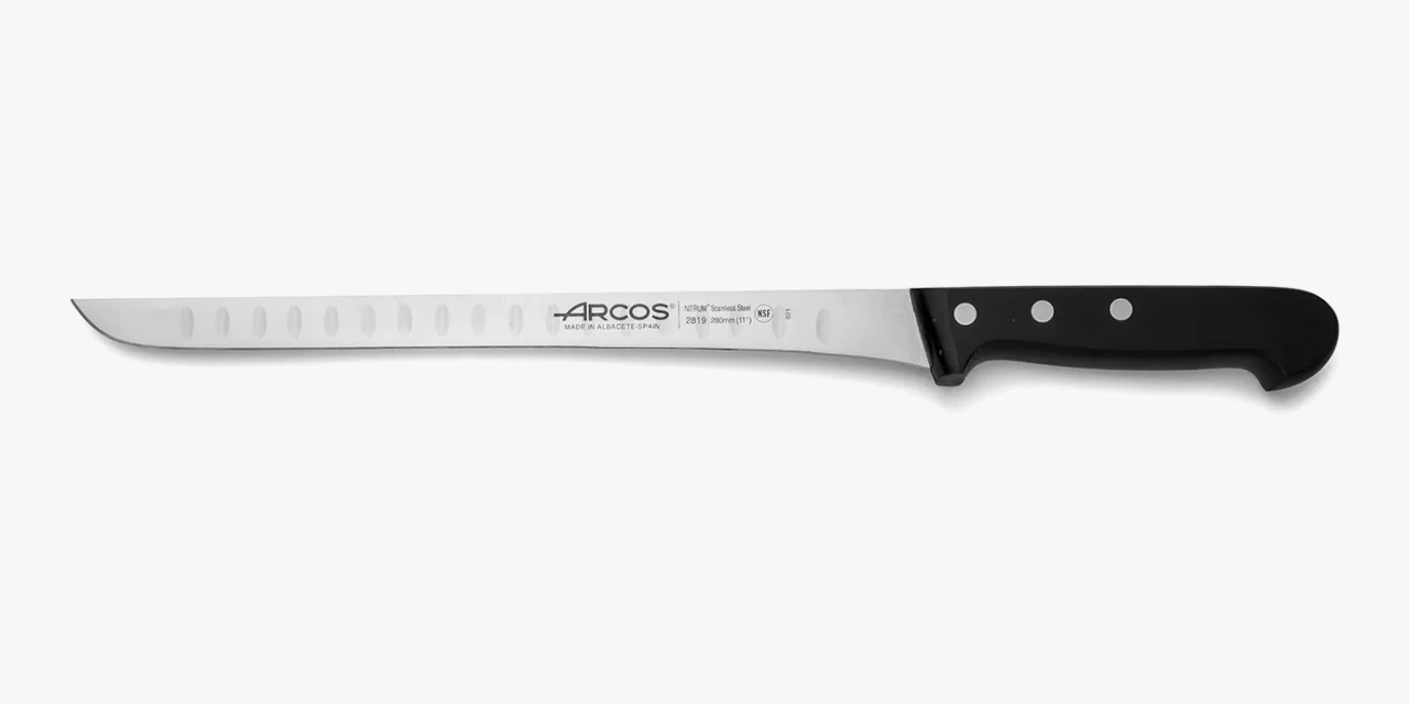 Cuchillo Jamonero con alveolos Serie Universal 280 mm